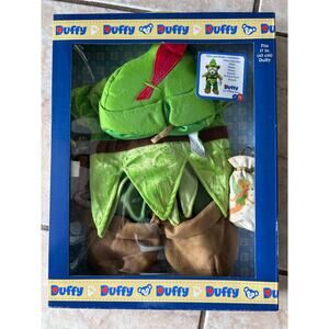Duffy the Disney Bear Peter Pan Outfit New in Box Disney Parks – Fits 17” Duffy